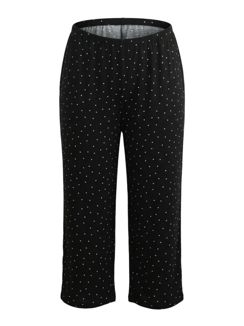 NWT Flora Nikrooz Pull On Pajama Pants Sz 3X Black Pink Dot Lounge Sleepwear